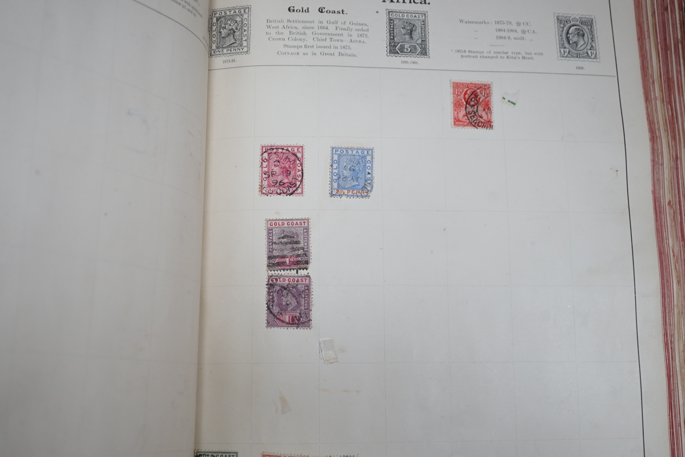 An Empire stamp album